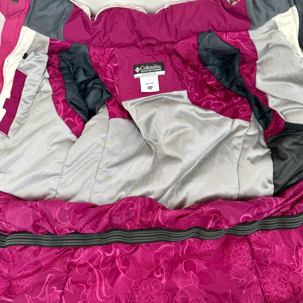 Columbia Jacket Girls XL 18/20 Pink Womens S Snow Ski Shell Waterproof